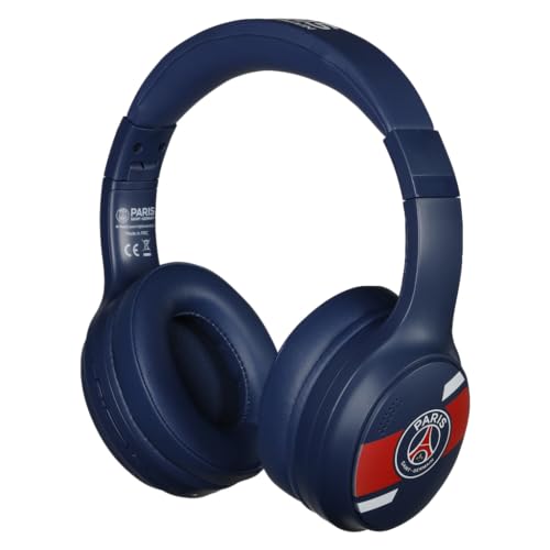 Konix PSG Casque Audio sans Fil Bluetooth 5.3 PC, Smartphones, tablettes - Microphone - Autonomie 25 h - Câble Jack 3,5 mm - Bleu
