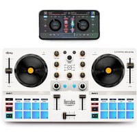 Controleur DJ mobile Hercules Mix Ultra pour smartphone iOS et Android White