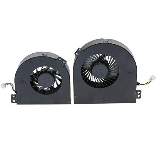 USKKS Ventilateur de refroidissement CPU et GPU pour Dell Precision M4700, P N DC28000DDDL DC28000DEVL 01G40N 0CMH49