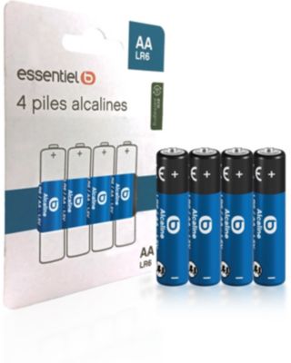 Pile ESSENTIELB POWERPLUS LR06 AA Lot de 4