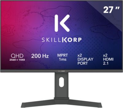 Ecran Pc Gamer SKILLKORP M27 27 Qhd 200hz Fast Ips Hdmi 2.1 Amd Freesync