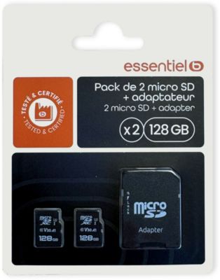 Carte Micro SD ESSENTIELB Essentiel B PACK Micro SD adaptateur