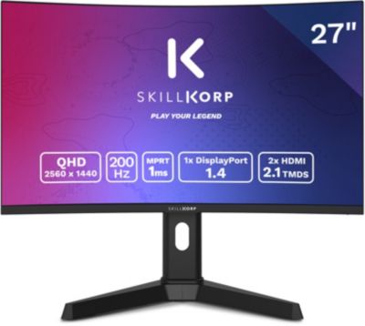 Ecran Pc Gamer SKILLKORP M27 Incurve 2026 Gen 2 27 Incurve Fast Va 2k Wqhd 200 Hz