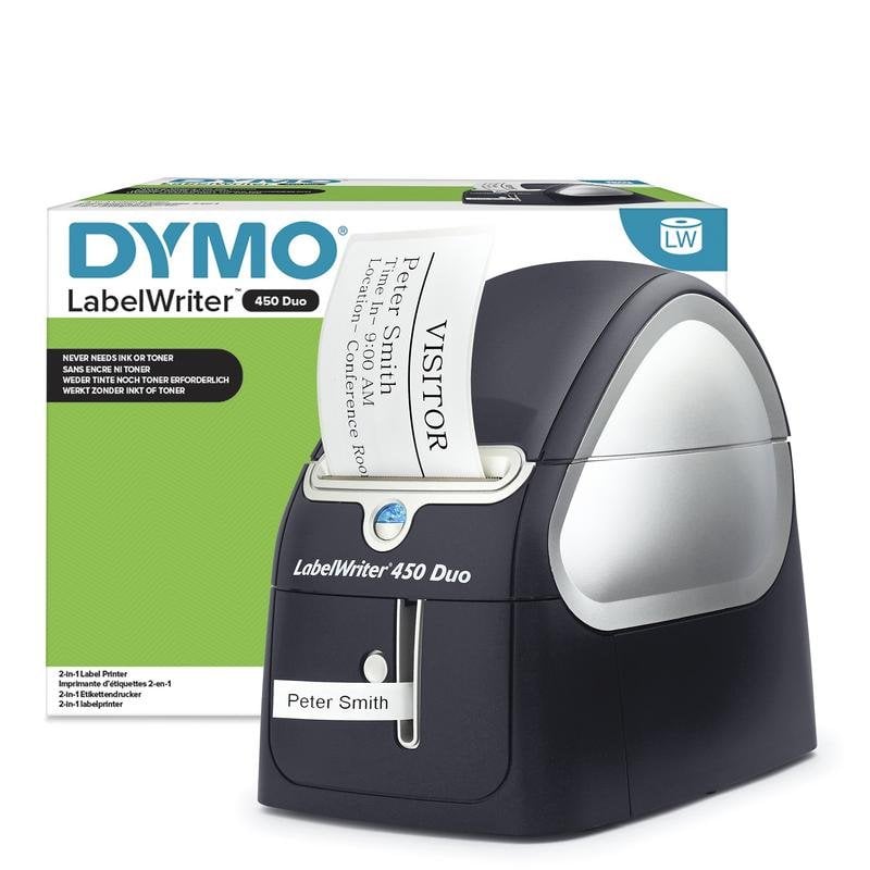 Dymo Imprimante thermique USB Dymo LabelWriter 450 Duo rapide pour PC et Mac