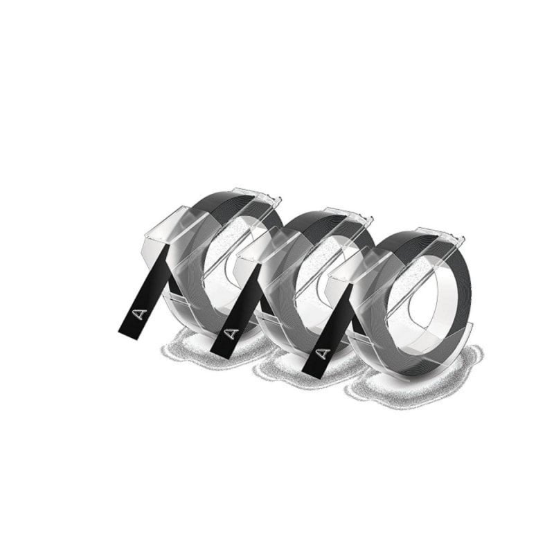 Dymo Cinta adhésive DYMO 3D, 3 m, 3 pièces, 9 mm, provenance Belgique