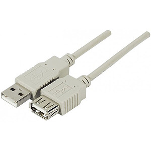 Rallonge USB 2 0 Type AA Male Femelle 1 8 m
