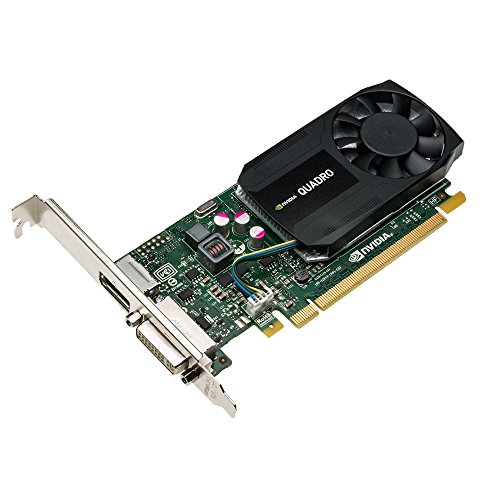 PNY NVIDIA QUADRO K620 Carte Graphique Professionnelle 2 Go GDDR3 PCI-Express Low Profile 4K DP DVI VGA (VCQK620-PB)