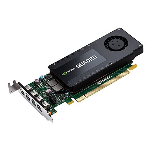 PNY NVIDIA QUADRO K1200 Carte Graphique Professionnelle 4 Go GDDR5 PCI-Express Low Profile 4K 4 x DP (VCQK1200DP-PB)