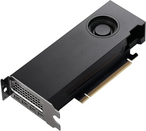 PNY NVIDIA RTX A2000 Carte Graphique Professionnelle 6GB GDDR6 PCI Express 4.0 x16, Double Slot, 4X Port Display, 8K Support, Ventilateur Actif Ultra-Silencieux
