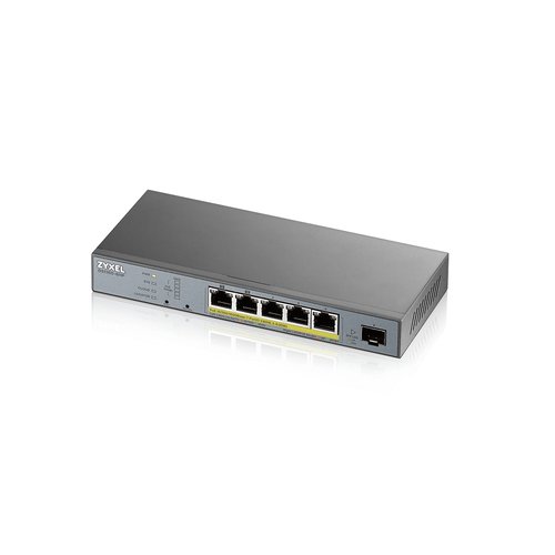 Zyxel GS1350-6HP-EU0101F - 5 (ports) 10 100 1000 Avec POE Manageable