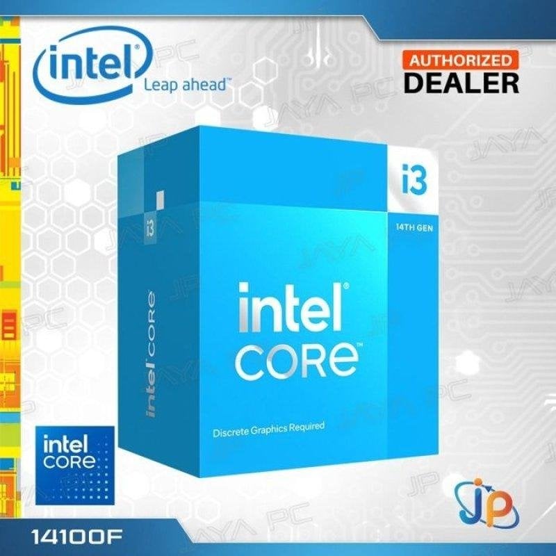 Intel Processeur Intel Core i3-14100F 4 Cœurs 3,5 GHz Fréquence base 4,7 GHz Turbo