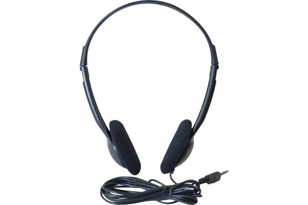 MCAD Casque Stereo Eco Jack 3.5 mm Black (5 m)