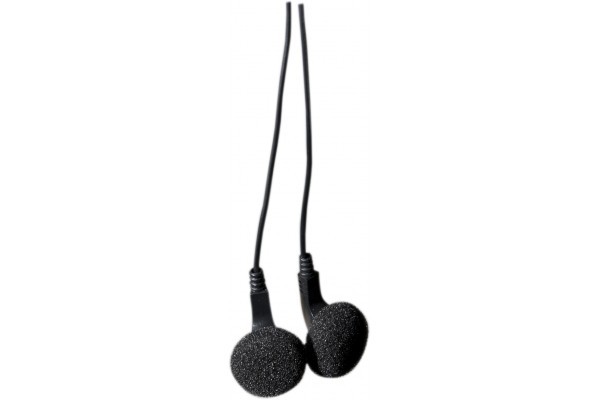 MCAD Ecouteurs Stereo 1er prix Jack 3.5 mm Black