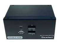 Dexlan double HDMI - commutateur KVM - 2 ports