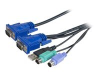 Dexlan - cable clavier video souris (KVM) - 5 m