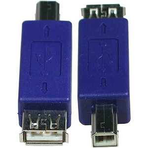 Adaptateur USB 2 0 type A femelle B male
