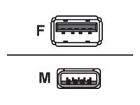 MCAD generic - rallonge de cable USB - USB type A pour USB type A - 5 m