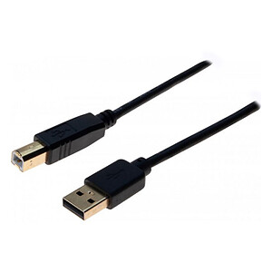 Cable haute qualite USB 2 0 Type AB Male Male 3 m
