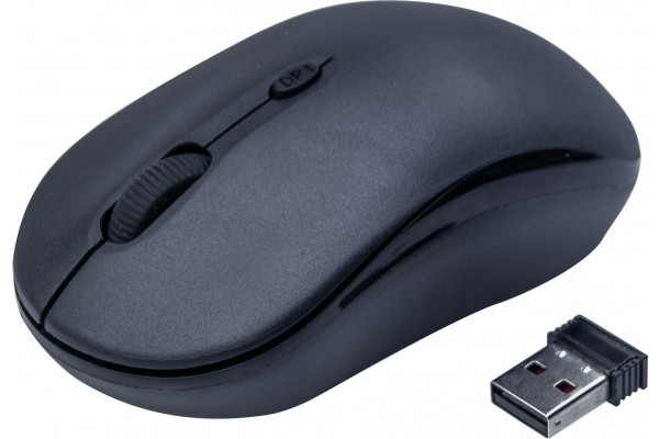Dacomex M220-W Mini souris optique sans fil nano USB Black