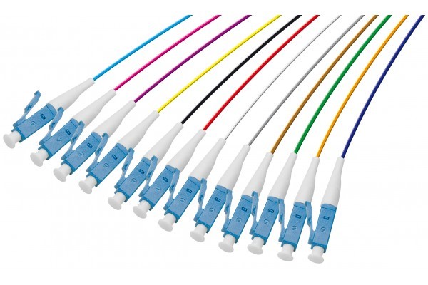 MCAD PIGTAIL OM3 LC UPC LSOH 12 CONNECTEURS - 2m
