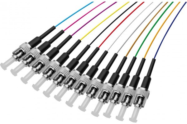 MCAD PIGTAIL OS2 ST UPC LSOH 12 CONNECTEURS-2m