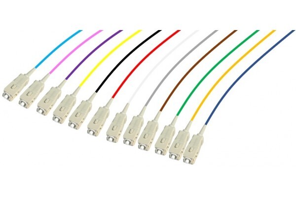 MCAD PIGTAIL OM4 SC UPC LSOH 12 CONNECTEURS 2m