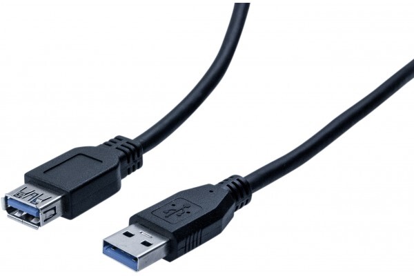 MCAD Rallonge eco USB 3.0 type A A Black - 0,5 m