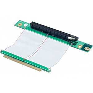 Adaptateur horizontal riser PCI Express 16x Nappe 60 mm