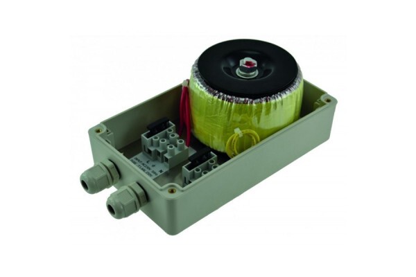 MCAD Transfo.230V AC 24V AC 120VA(5a)boitier ABS IP 65 180x105x80