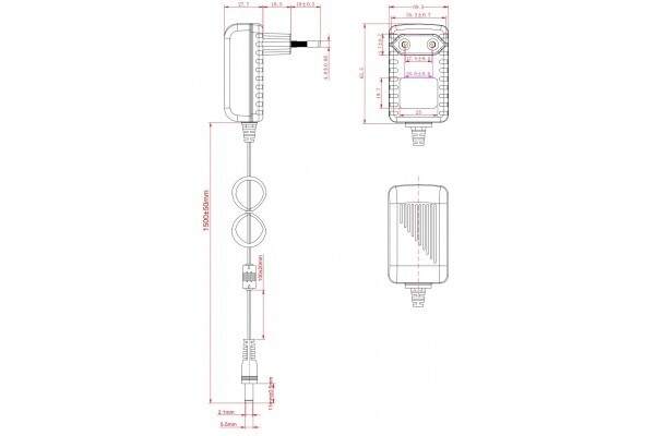 MCAD Bloc d'alimentation 5 V 2 A - Jack 5,5 x 2,1 mm
