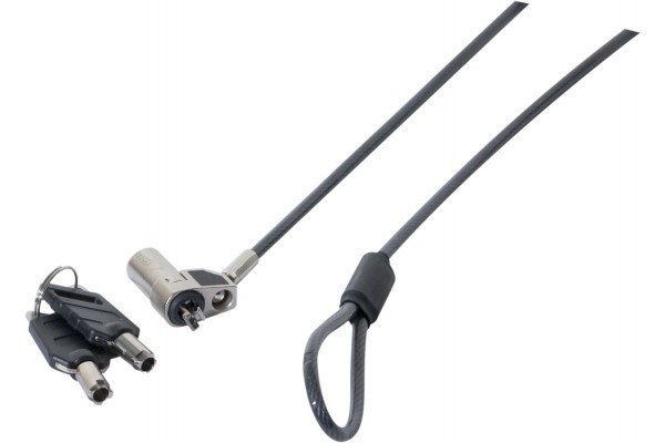 Dacomex Cable acier mini antivol Slim a cle K-Lock pour portable UltraBook et ChomeBook