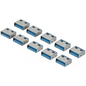 Bouchons de verrouillage pour 10 ports USB Blue