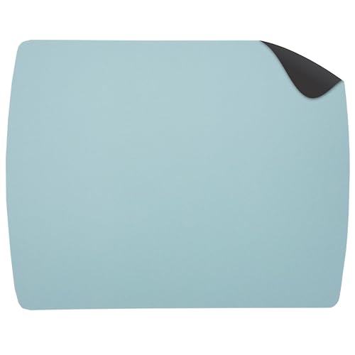 APM Tapis de Souris Rectangulaire Uni, Ultra Fin 3 mm, 230 x 180 mm, Surface Lisse et Antidérapante, Confort et Précision pour Souris Optique et Laser, Couleur Mint 570402