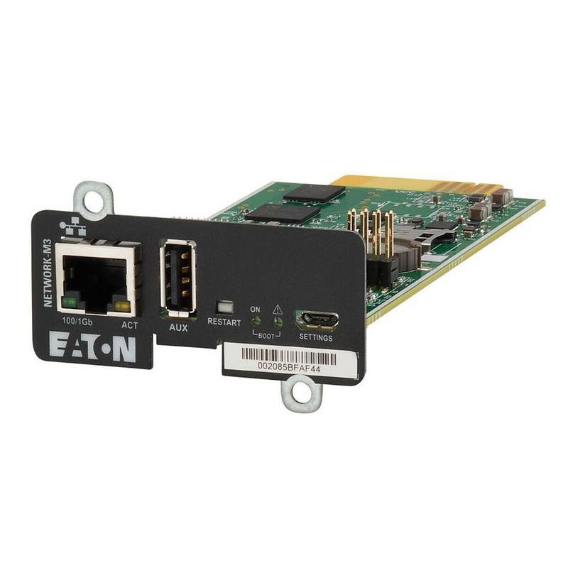 Eaton Carte Réseau Eaton NETEMP-M3 Mini-Slot-3 Gigabit 1000Base-X Cyber Securité Avancée