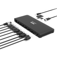 Port Station d'accueil USB-C 11 ports 100W Noir