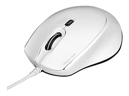 Port Connect SILENT - souris - USB, USB-C - White