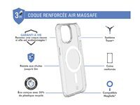 Coque renforcée iPhone 15 AIR compatible MagSafe - Transparente