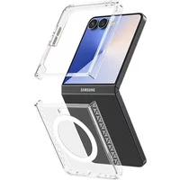 magnétique renforcée avec paillettes Duo Transparent pour Galaxy Z Flip 7