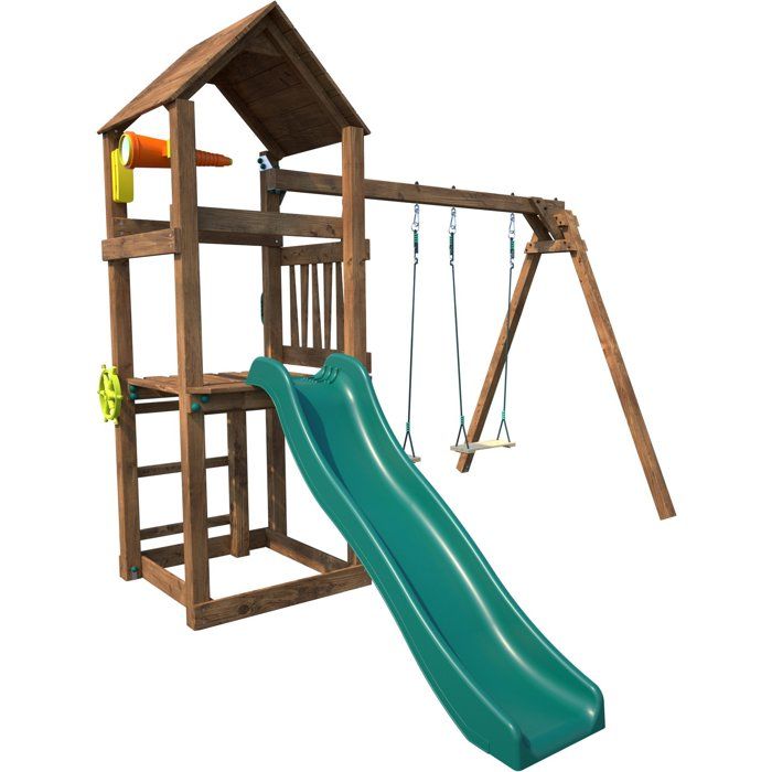 Aire de jeux Paita - 2 agres avec toboggan - SOULET