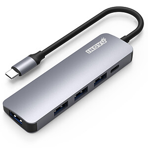 INOVU Hub USB C 3 0 vers 4x USB A 3 0
