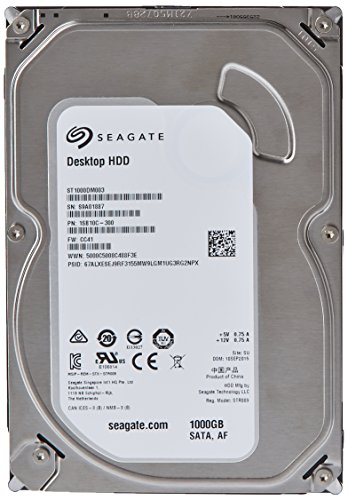 Seagate Barracuda Disque dur interne 1 To SATA III Noir