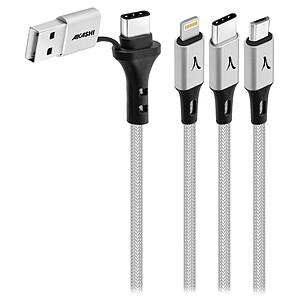 Akashi Cable de Charge 5 en 1 1m
