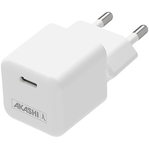 Akashi Chargeur secteur USB C 30W Origine France Garantie White