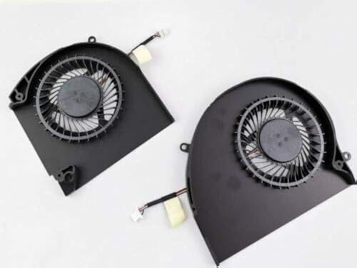 USKKS Ventilateur CPU GPU pour Dell Alienware 17 R4 17 R5 P31E, P N MG75090V1-C060-S9A MG75090V1-C070-S9A 04RFW1 0Y0DM6 0V613M, DC5V 0,40A