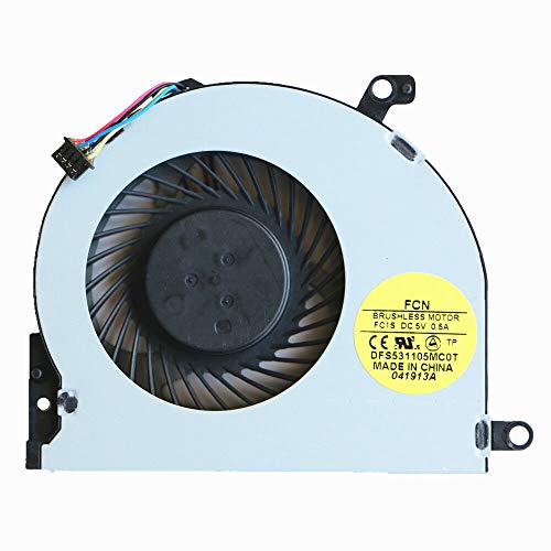 USKKS Ventilateur de processeur pour HP Envy M4 M4-1000 M4-1012TX M4-1003TX DM4-1160US M4-1015DX M4-1115DX FC1S, P N 698079-001