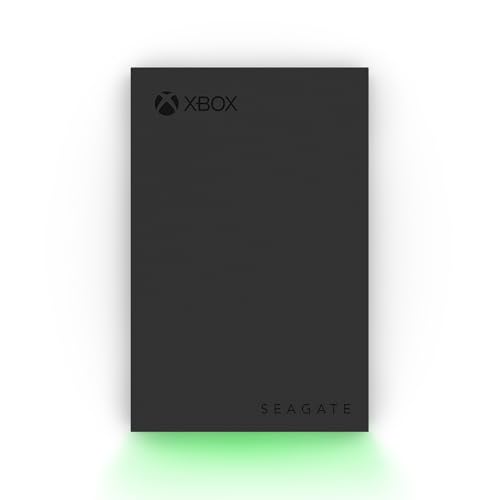 Seagate Game Drive pour Xbox 2To, Disque Dur Externe, HDD Portable, USB 3.2, Noir, certifié Xbox, LED RVB, Services Rescue (STKX2000403)