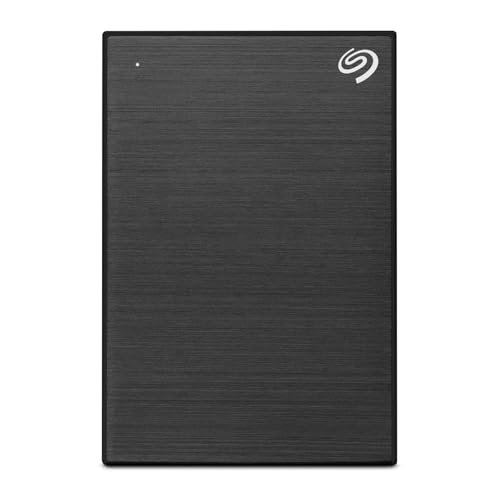Seagate One Touch 4To, Disque Dur Externe Portable, chiffrement matériel par mot de passe, PC, Notebook Mac, USB 3.0, Space Gray, Services Rescue inclus (STKZ4000404)