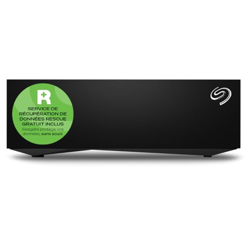Seagate Desktop 8To, Disque Dur Externe, USB 3,0 pour PC Laptop et Mac, Services Rescue (STGY8000400)
