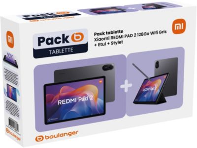 Tablette Android XIAOMI Pack Redmi Pad 2 128Go Cover Pen