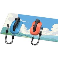 Support souris Joy-Con Alpha Omega Players Blue et Orange pour Nintendo Switch 2 Tapis de souris XXL